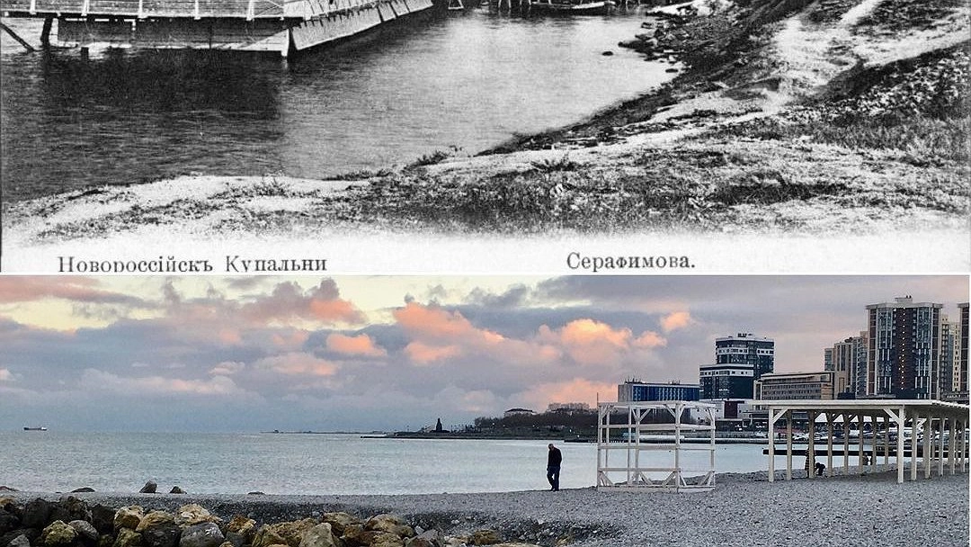 Отдельные номера и грязевые ванны. До революции на пляжах Новороссийска были купальни