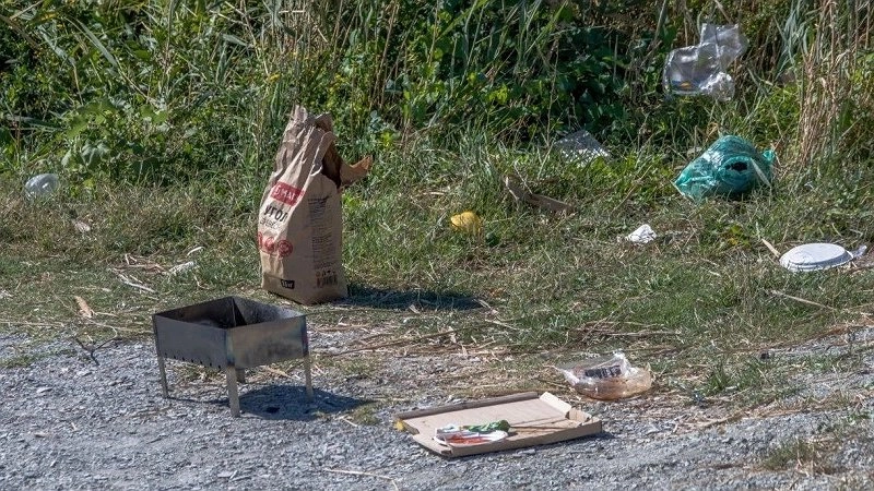 Главная картинка новости: Шашлычники продолжают жечь костры на территории Прилагунья в Новороссийске