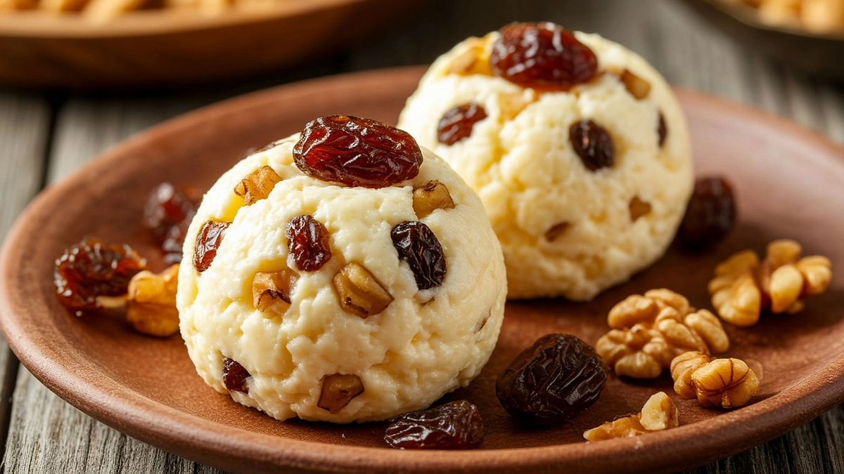 Творожные конфеты с курагой и фундуком: рецепт без сахара и выпечки