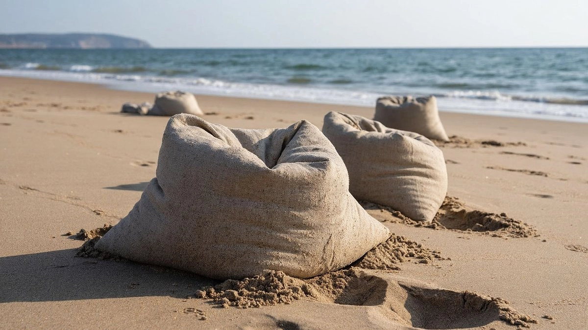 Главная картинка новости: Пляжи Анапы начнут восстанавливать с помощью нового песка: стартовал второй этап после разлива нефти