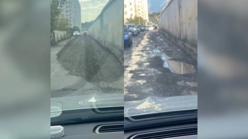 Новороссийцы возмущены состоянием проезда в микрорайон «Парковый»