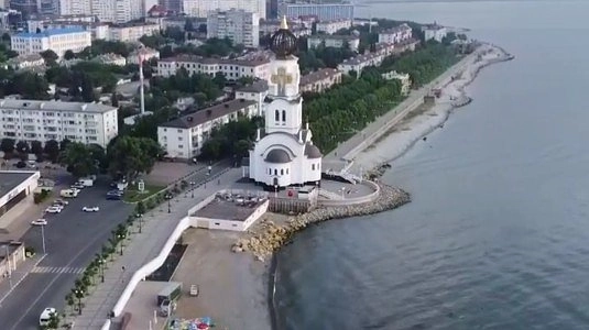 Как выглядит Новороссийск с высоты? Видео