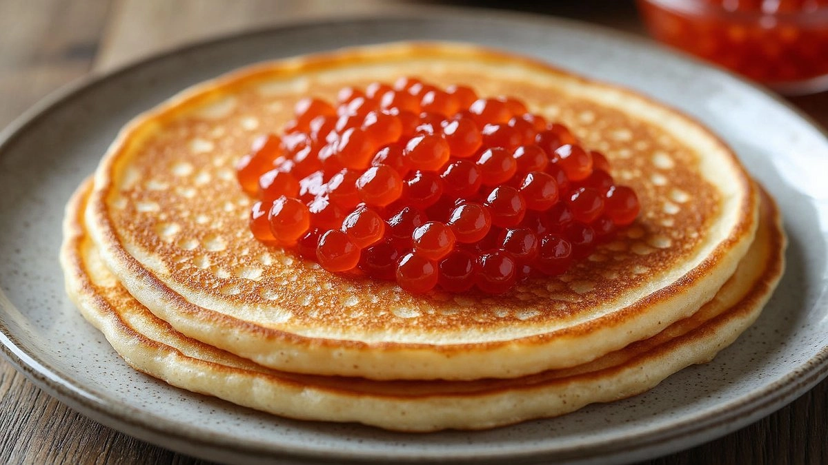 Секрет ленинградской кухни: готовим те самые блины с икрой, которые покоряли гостей