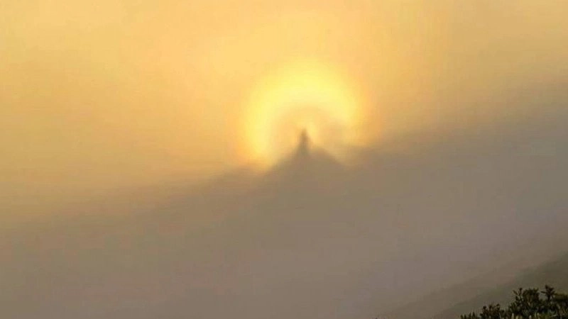 Туристы в горах под Сочи стали свидетелями редкой оптической иллюзии