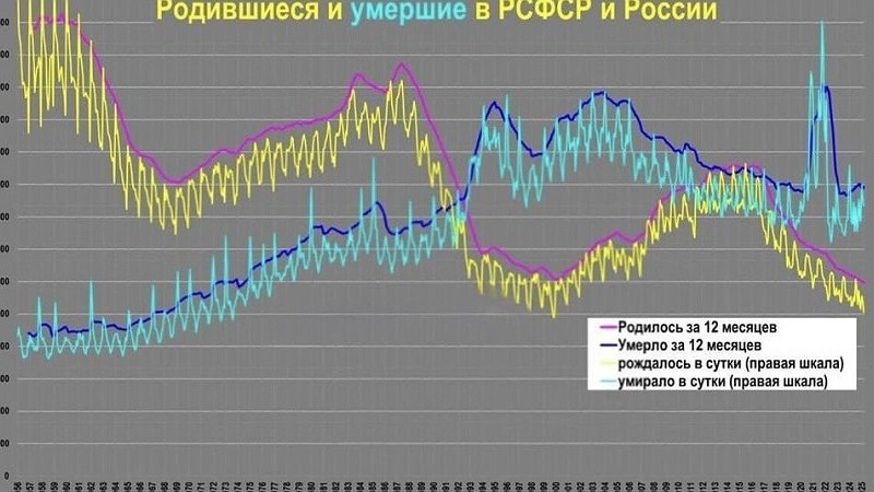 Первый квартал 2025 года: рекордно низкая рождаемость в России