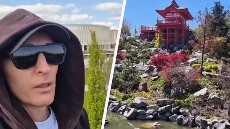 Павел Воля восхитился красотой парка Галицкого во время визита в Краснодар