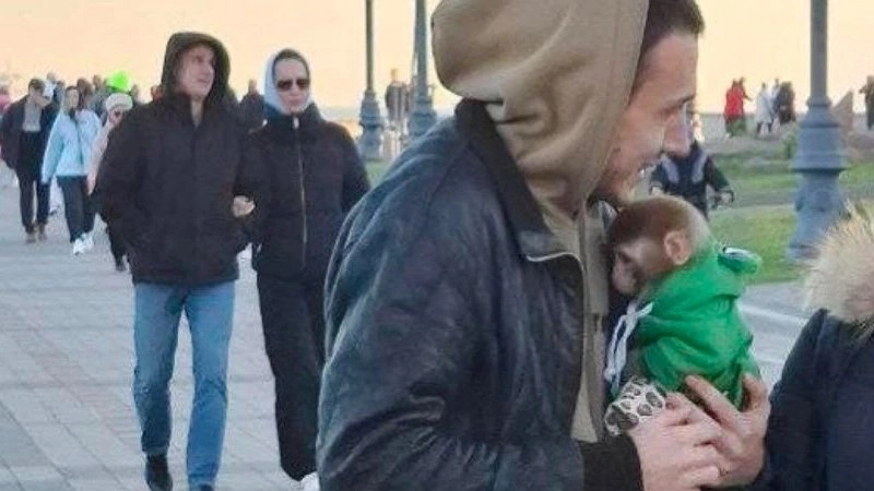 Новороссийцы возмущены использованием живой обезьяны для фото на набережной: полиция призывает сообщать о таких случаях