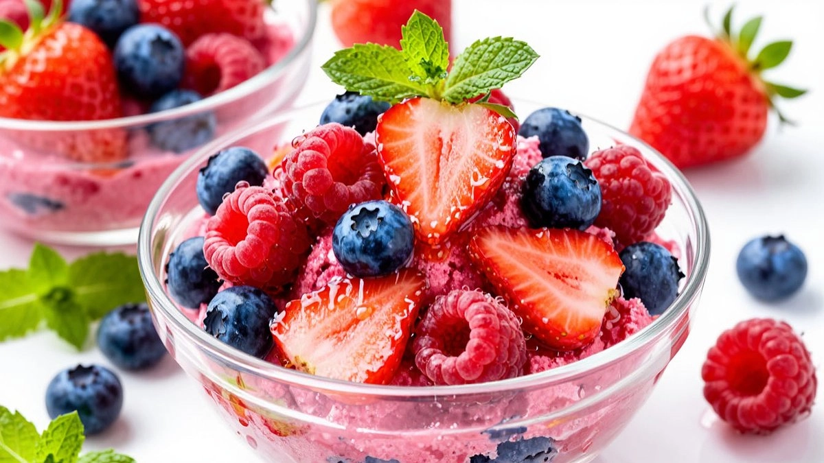 Главная картинка новости: Ягодная бомба: 5 минут, 2 ингредиента и никакого сахара — десерт, который исчезает быстрее, чем появляется