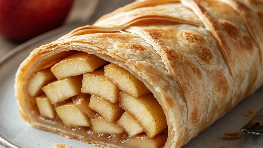 Главная картинка новости: Яблочный штрудель за 30 минут: спасательный круг, когда хочется домашней выпечки