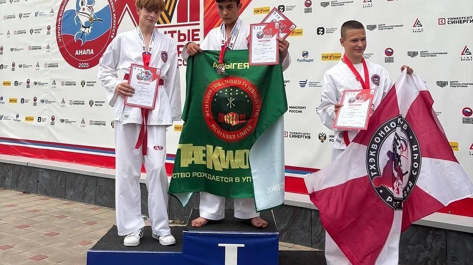 Главная картинка новости: Воспитанники новороссийской спортивной школы «Олимп» завоевали медали на всероссийских соревнованиях по тхэквондо