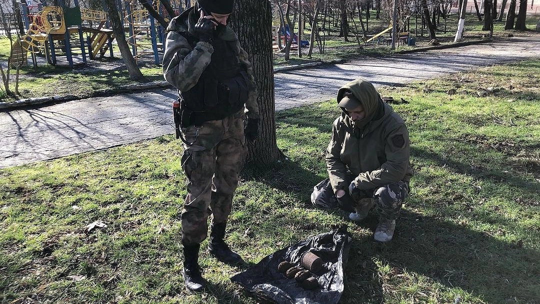 В новороссийском парке нашли 5 гранат времен войны