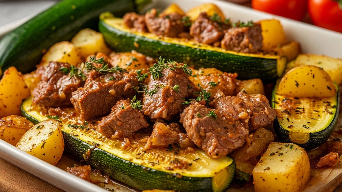 Пока сезон не закончился готовлю вкуснятину из кабачков в духовке: теперь мой самый любимый кабачковый рецепт - сочная и полезная закуска