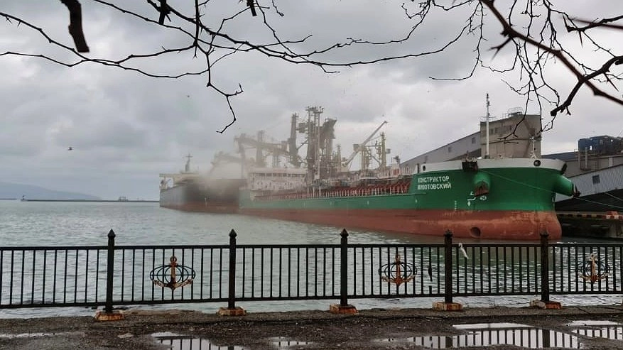 Главная картинка новости: Росприроднадзор требует с зернового терминала Новороссийска полтора миллиона за загрязнение моря