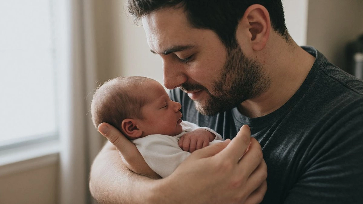 Главная картинка новости: Молодым отцам могут начать оплачивать двухнедельный отдых после пополнения в семье