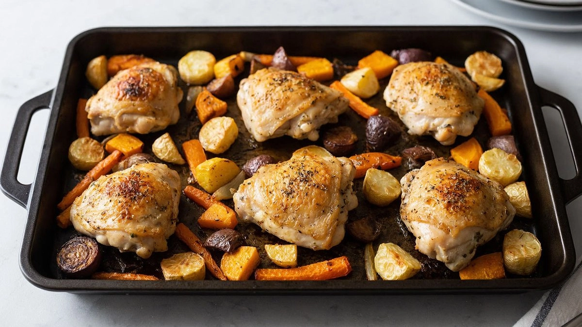 Главная картинка новости: Соседки выпытывают рецепт: кинула всё в форму и забыла — ужин улетел за 5 минут