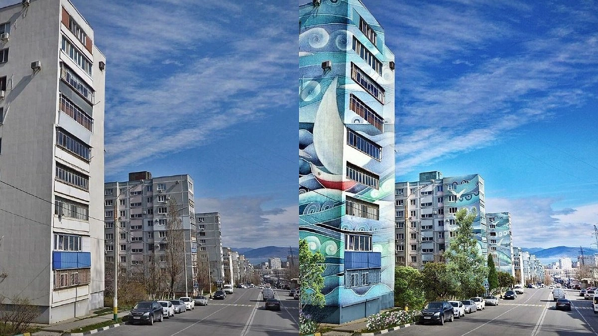 Новые граффити в Новороссийске. На фасадах каких домов появятся красочные рисунки?