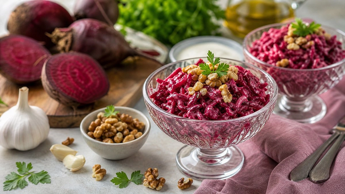 Свёкла, чеснок и пара простых добавок: салат, который выручает, когда не хочется долго готовить