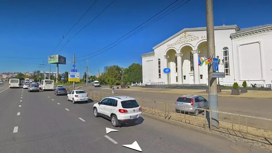 Новую схему движения у Екатерининского зала утвердили в Краснодаре: что изменилось