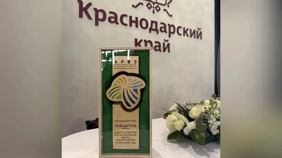 Кубань признали лучшей в «зелёной» энергетике на ПМЭФ-2026
