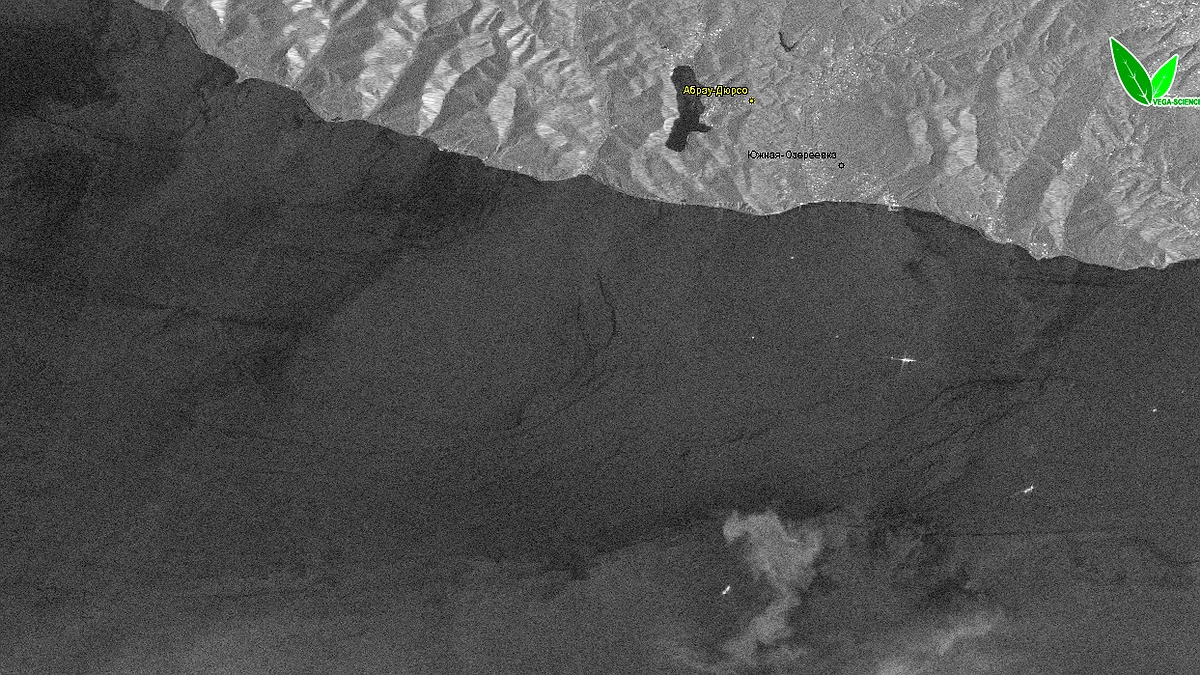 На последнем снимке из космоса в море у Новороссийска нефти не обнаружено