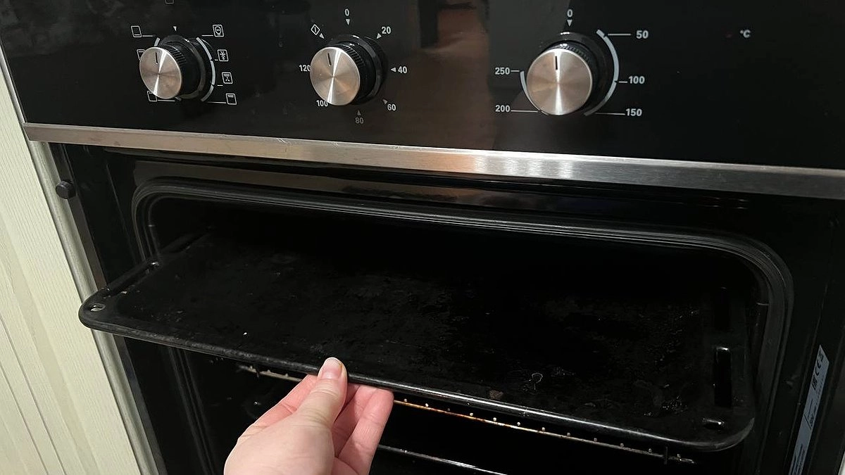 Главная картинка новости: Всего 1 пузырек на противень — и духовка как из магазина: нагар и жир отлетят сами по себе — проверенный лайфхак