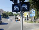 В Новороссийске на светофорах устанавливают бело-лунные секции