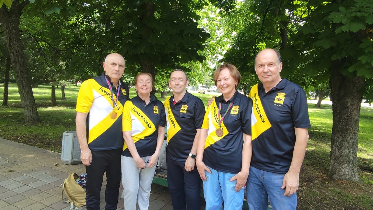 Главная картинка новости: Новороссийцы взяли «золото» в спартакиаде пенсионеров Кубани