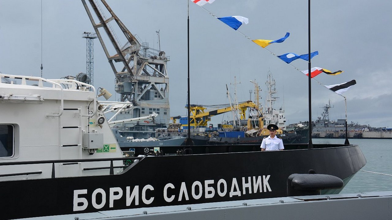 Главная картинка новости: Гидрографический катер «Борис Слободник» пополнил ряды Черноморского флота