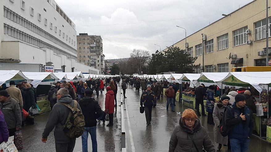 Ярмарка на улице Леднева в Новороссийске будет работать два дня