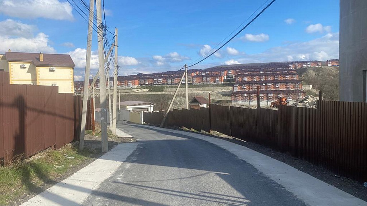 Главная картинка новости: В Новороссийске сдали в эксплуатацию улицу Овражную по нацпроекту