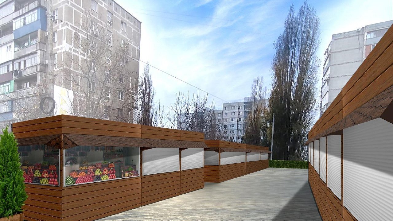 Главная картинка новости: В Южном районе Новороссийска изменится внешний вид ярмарки