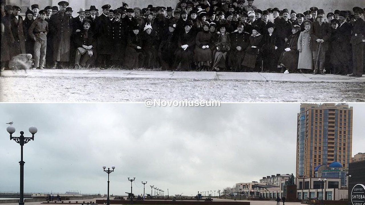 Главная картинка новости: До революции на Форумной площади Новороссийска находился музей