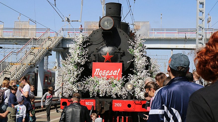 Главная картинка новости: В Новороссийск приедет ретро-поезд «Победа» — подвижной состав времен войны