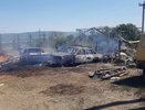 На прошлой неделе под Новороссийском сгорели два автомобиля и сухая трава