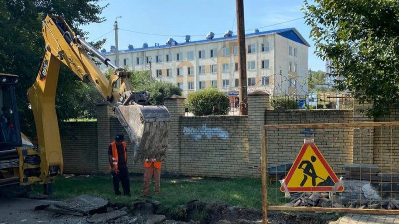 Главная картинка новости: В Новороссийске начался второй этап реконструкции водопровода