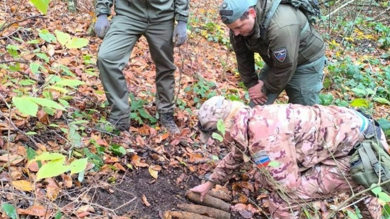 Главная картинка новости: В Новороссийске найдено шесть артиллерийских снарядов времен войны: их уничтожат на полигоне