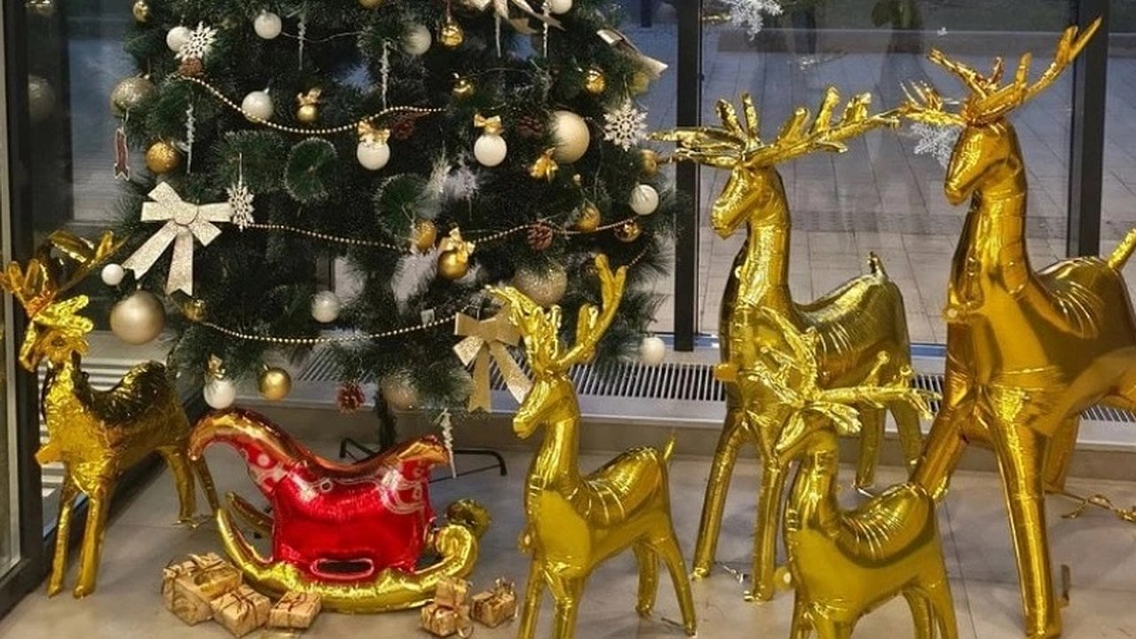 Главная картинка новости: Праздничное настроение в Новороссийске: жильцы украшают подъезды к Новому году