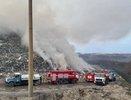 Новороссийск: борьба с пожаром на мусорном полигоне продолжается