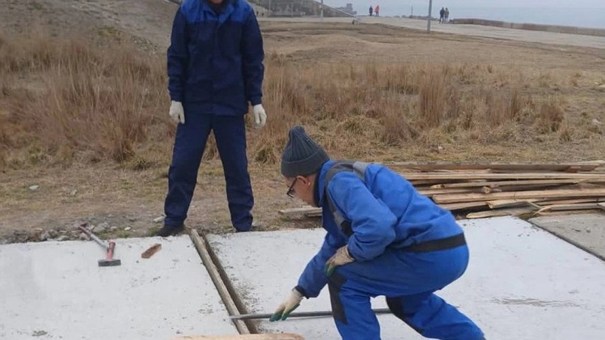 Главная картинка новости: Благоустройство мемориала в Новороссийске задерживается из-за археологических исследований