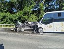Авария в Новороссийске: автобус и легковушка столкнулись на трассе — 6 пострадавших