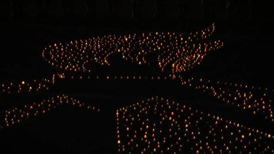 Главная картинка новости: 1418 огненных дней: Новороссийск зажег свечи памяти в честь подвига советского народа