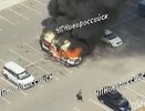 Пламя на парковке: подробности ЧП с микроавтобусом в Новороссийске 28 июля