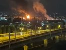 Ночная атака на Сочи: обломки БПЛА стали причиной пожара на нефтебазе в Адлере