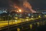 Миниатюра новости: Ночная атака на Сочи: обломки БПЛА стали причиной пожара на нефтебазе в Адлере