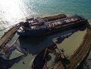 В Новороссийске завершается сборка уникальных коффердамов для затонувших танкеров