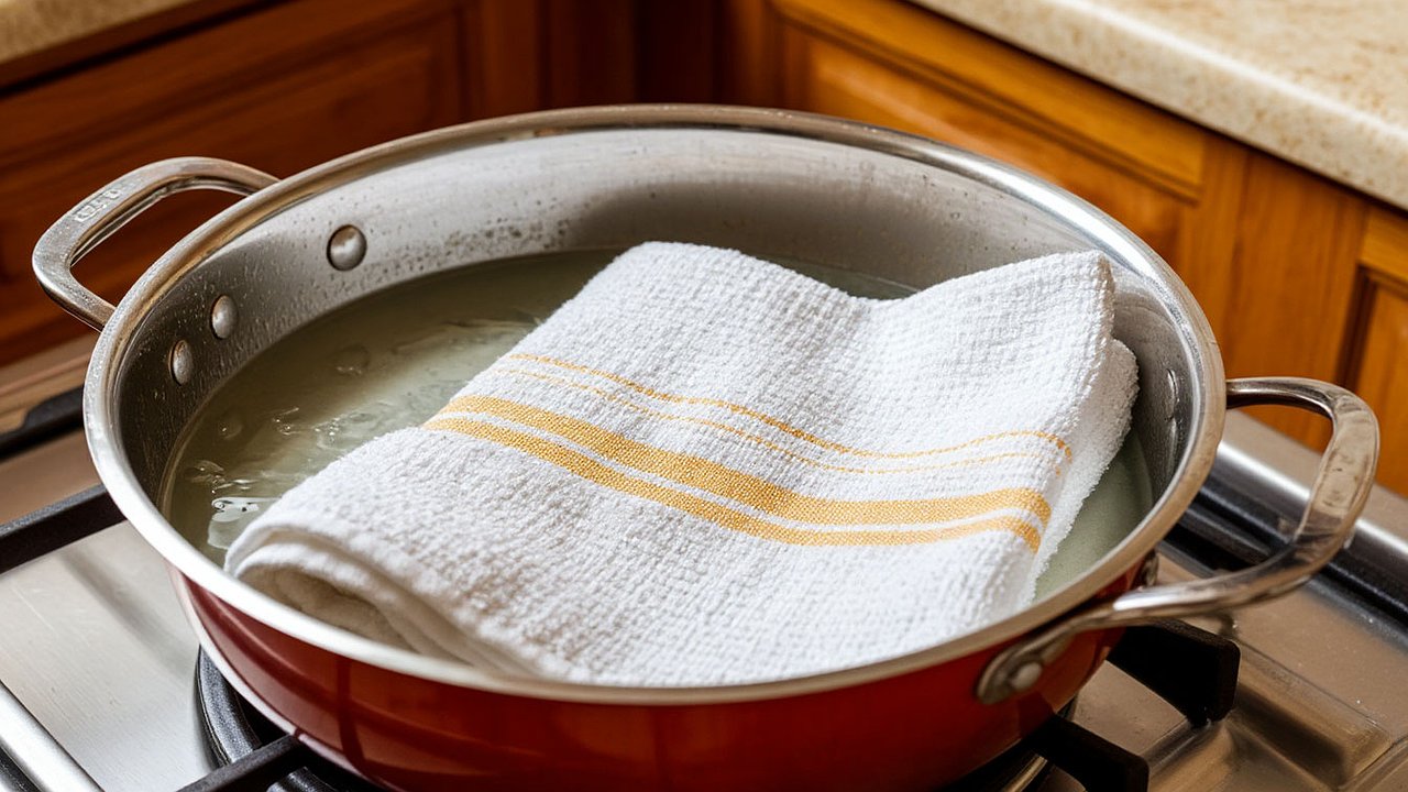 Главная картинка новости: Забыла про стирку с кипячением: открыла лайфхак с двумя ложками на таз воды