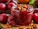 Простой рецепт сливового варенья с грецкими орехами на зиму
