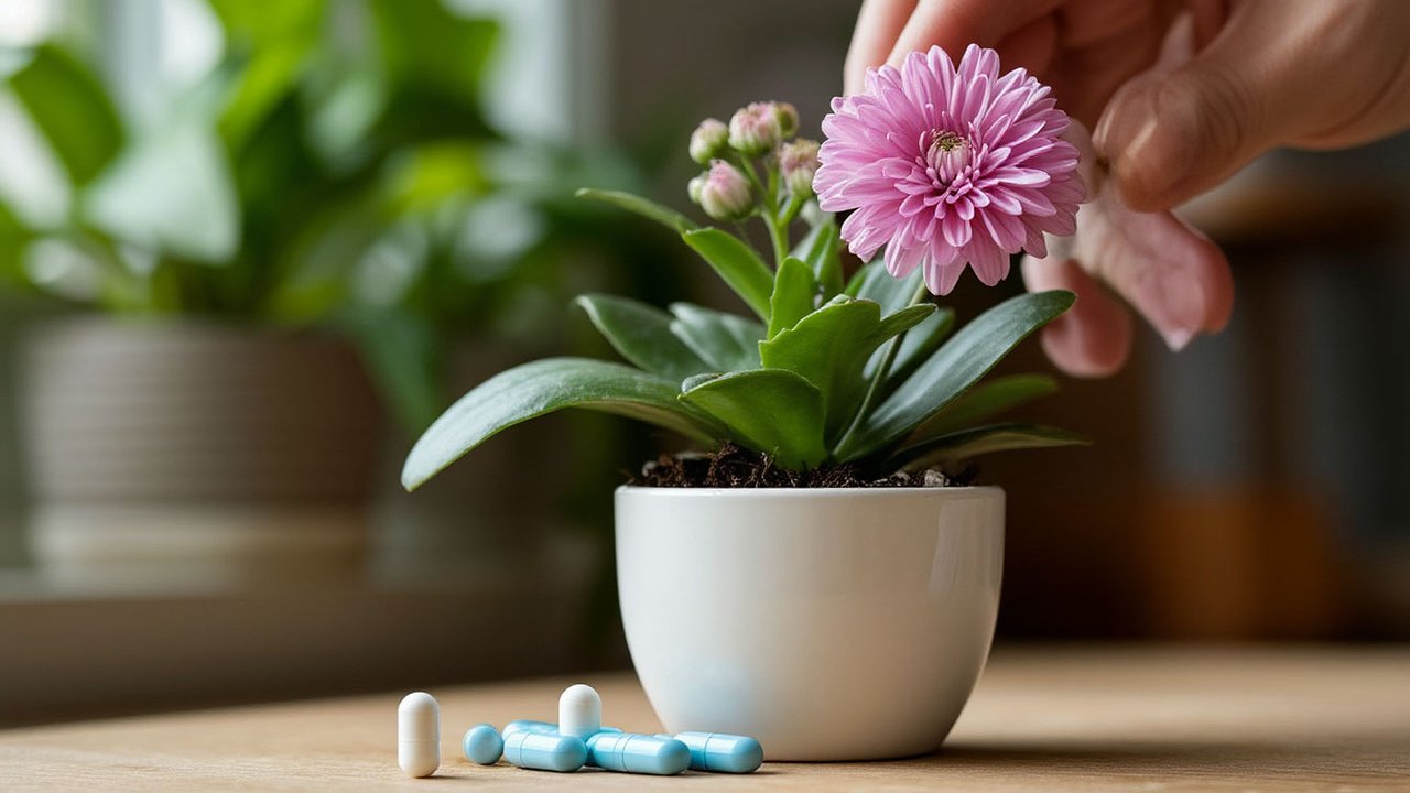 Главная картинка новости: Просто закопайте эту таблетку в горшок с цветком — и он зацветет даже зимой: метод, который скрывают продавцы растений