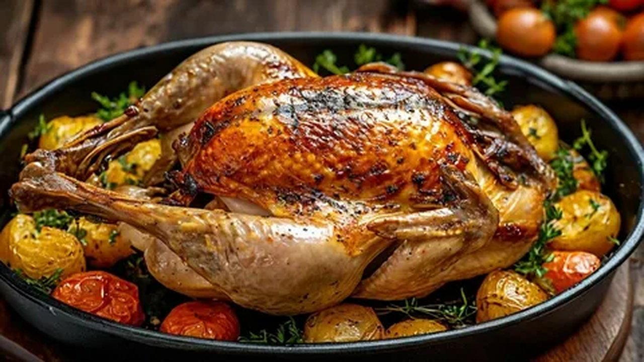 Главная картинка новости: Достаю курицу из духовки, и гости не верят своим глазам: секрет в обычном фрукте, который есть на каждой кухне