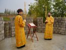 В хуторе Семигорском под Новороссийском заложили храм с именами жертвователей на кирпичах